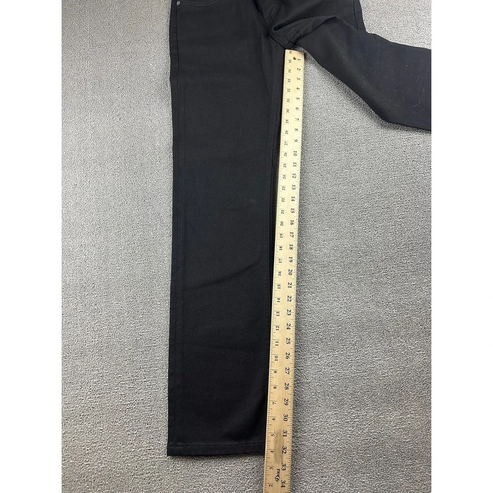 Levi's 514 Straight Jeans Men W29 L32 Black Stretch‎ Zip Fly Workwear Western